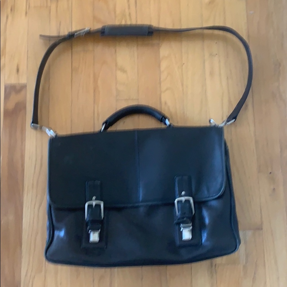 COACH Vintage Black Leather Men’s Briefcase